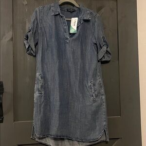 Velvet Heart Indigo Shirt Dress